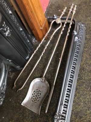 Antique set of fire irons