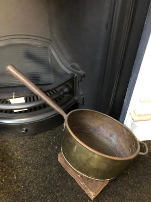 brass jam pan