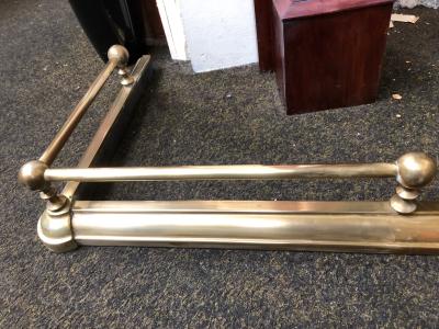 Very large vintage brass fender - corner