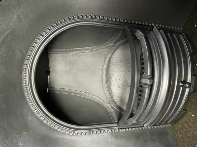 Antique Victorian cast iron arch insert - opening