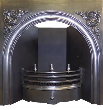 Antique victorian fireplace