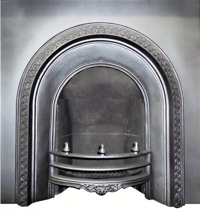 antique victorian arch fireplace