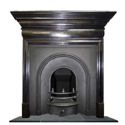 antique Victorian arch fireplace