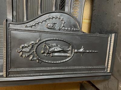 Antique Georgian Hob Grate - detail