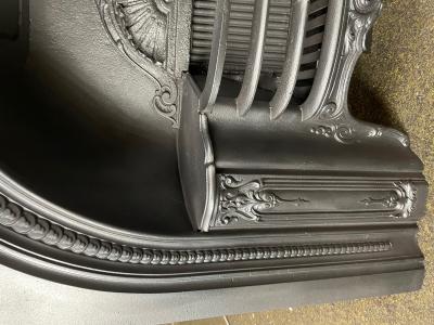 Antique Georgian hob grate - close