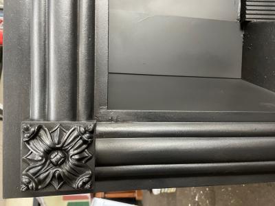 Antique Georgian hob grate - corner