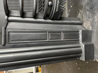 Antique Georgian hob grate - leg