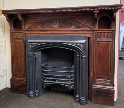 Antique Georgian Hob Grate - surround