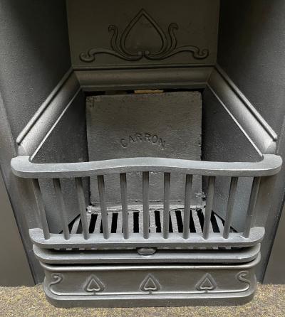 Antique bedroom Art Nouveau fireplace - grate