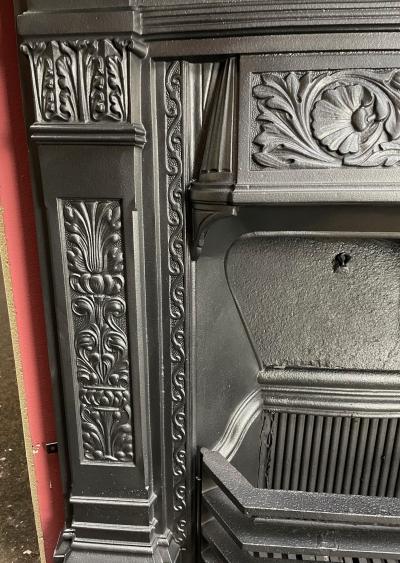 Antique Victorian combination fireplace - corner