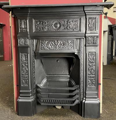 Antique Victorian combination fireplace