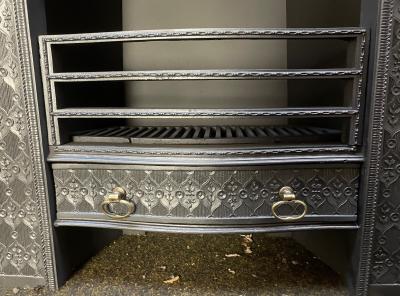 Antique Georgian / Victorian Fireplace Stamped LADY MILLER - grate