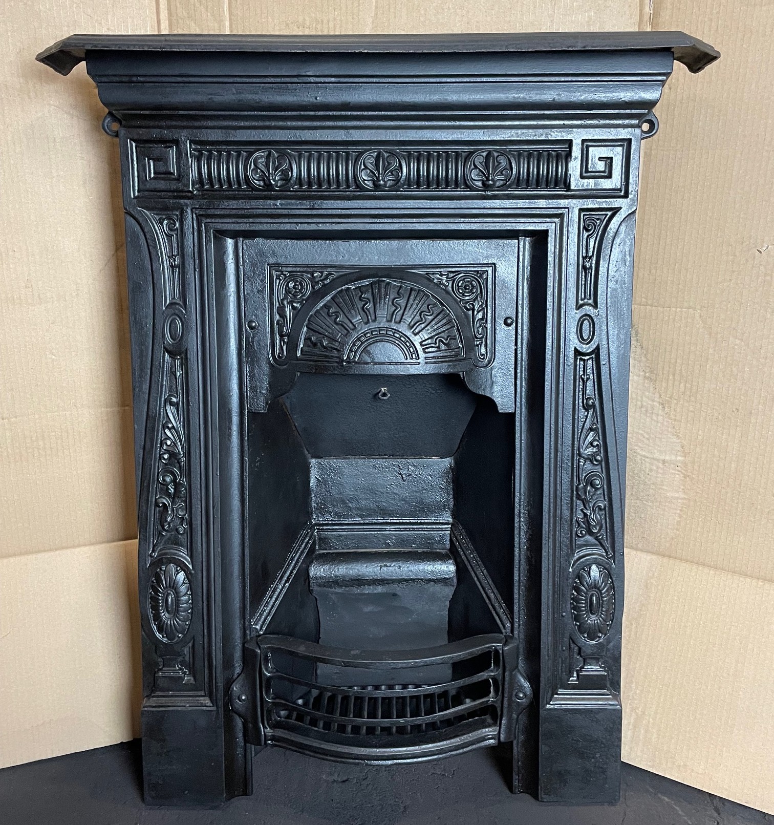 Antique Victorian combination fireplace