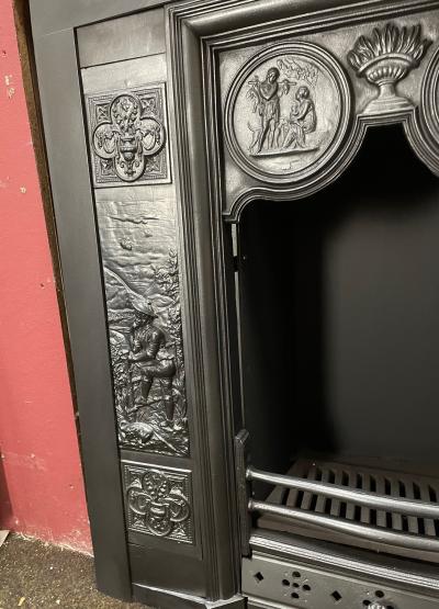 Antique Victorian cast iron interior - detail