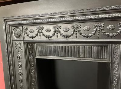 Antique Late Georgian Early Victorian cast iron interior - top
