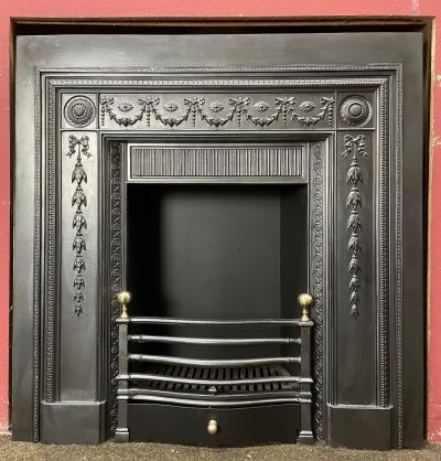 Antique Late Georgian Early Victorian cast iron interior