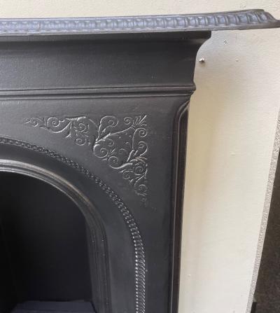 Antique Late Victorian Early Edwardian bedroom combination fireplace - corner