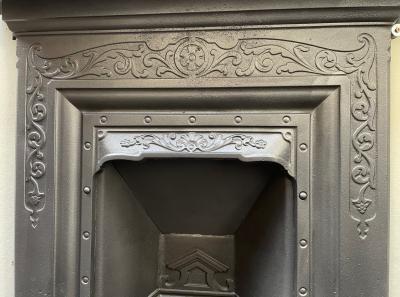 Antique Edwardian combination fireplace - opening