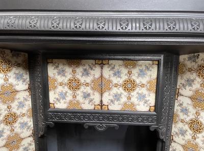 Antique Late Victorian MINTON Tiled Insert - tile