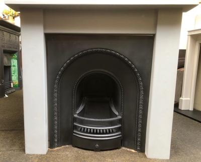 Antique Edwardian cast iron arch insert