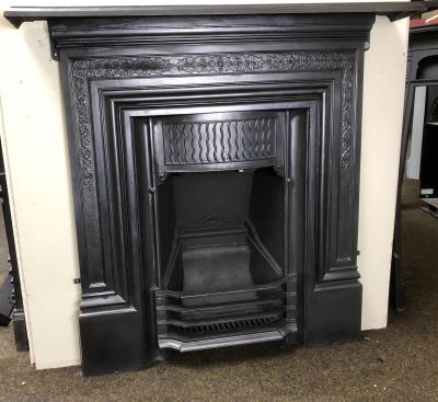 Antique Edwardian combination fireplace
