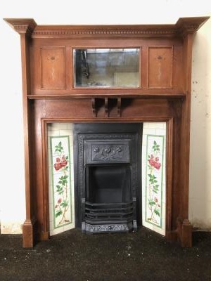 Antique Edwardian tiled interior