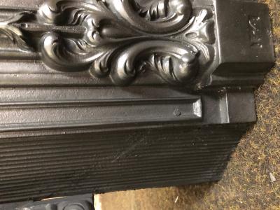 Antique Georgian Carron hob grate - leg2