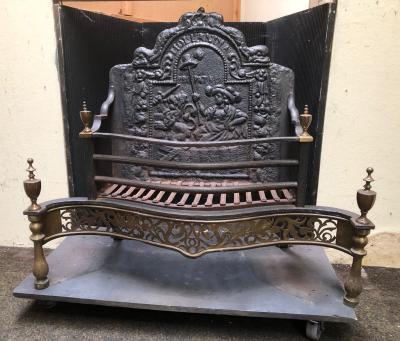 Antique Georgian fire basket