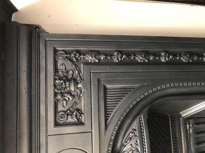 Antique Victorian combination fireplace - corner