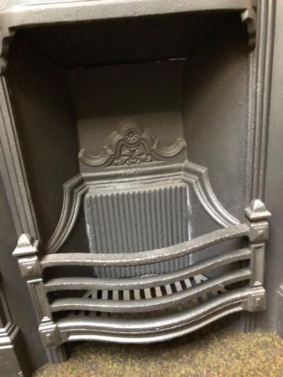 Antique cast iron Combination fireplace - basket