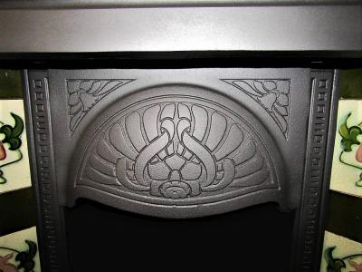 art nouveau fireplace