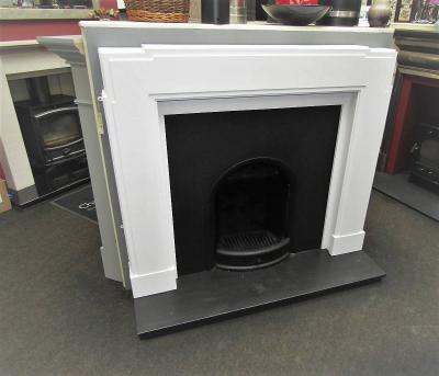 art deco fireplace