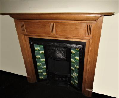 art nouveau fireplace 