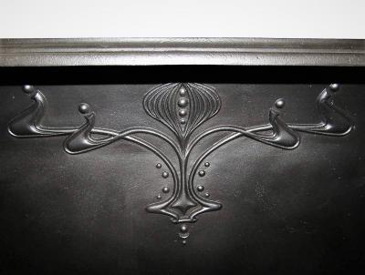 art nouveau fireplace