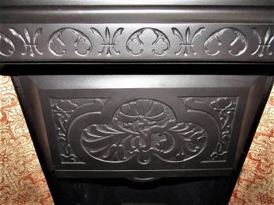 art nouveau fireplace tiles