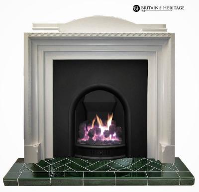 art deco fireplace