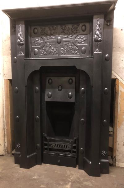 Original antique Aesthetic Movement fireplace