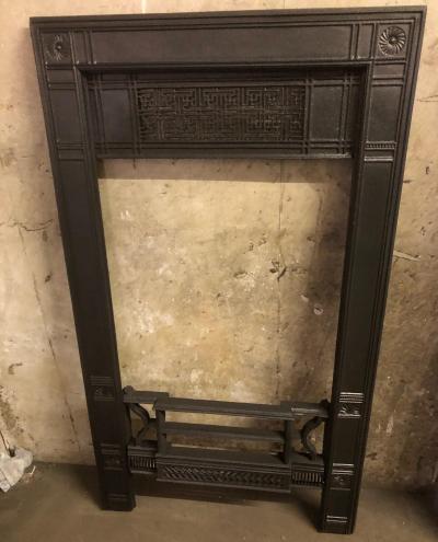 Original antique aesthetic movement fireplace