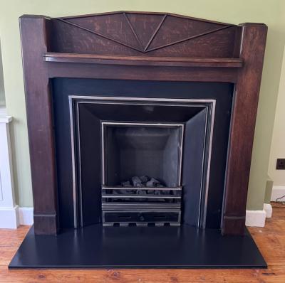Manhattan Cast Iron Period Insert - Extra Large 42 x 40 Frame - Fitted