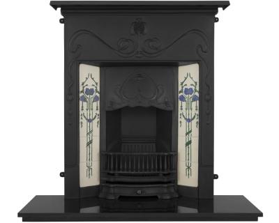 Saltmarsh Cast Iron Combination Fireplace - Black