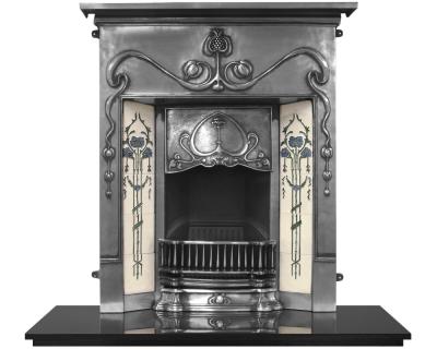 Saltmarsh Cast Iron Combination Fireplace - Black