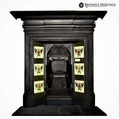 art nouveau fireplace