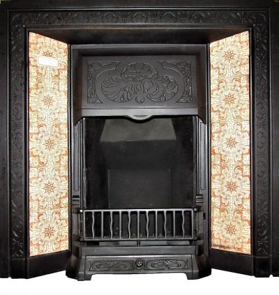 art nouveau fireplace