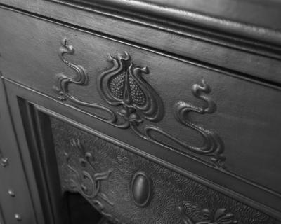 Laxton Cast Iron Combination Fireplace - detail