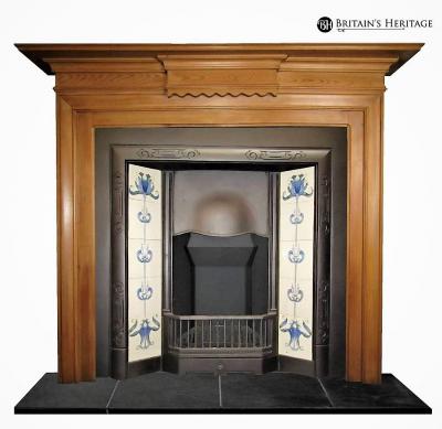 EDWARDIAN FIREPLACE