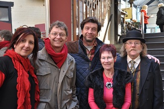 Group photo with Nick Knowles for new TV Show