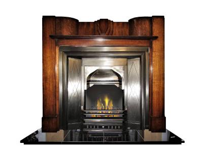 art deco fireplace