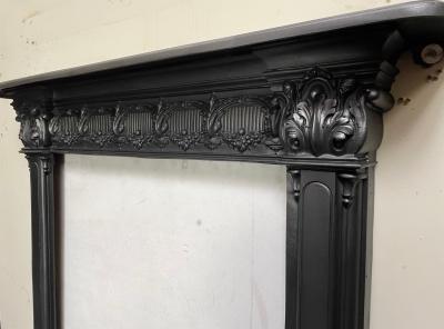 Antique Victorian stove surround - shelf