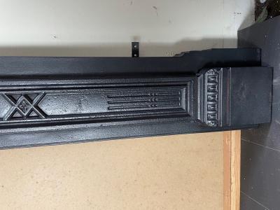 Antique Victorian fire surround - leg