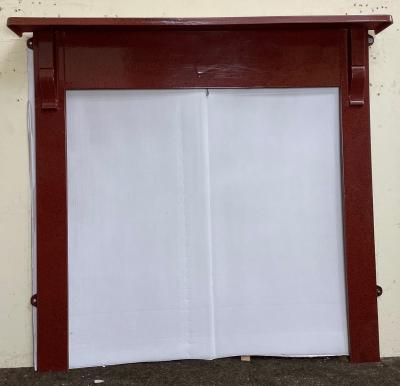 Antique 1930s 40s stove enamelled fire surround